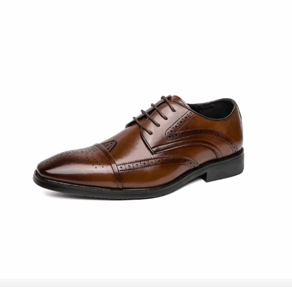 Handmade Oxford Dress Shoes for Men – Genuine Cow Leather Formal Suit Shoes | Black & Brown | Wedding, Business, Casual – UK 6–13 / EU 39–50 - Image 8