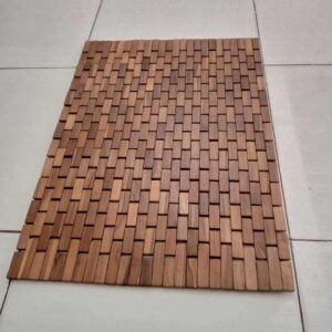 Natural Bamboo Wood Bath Mat & Floor Runner – Non-Slip, Eco-Friendly & Water-Resistant