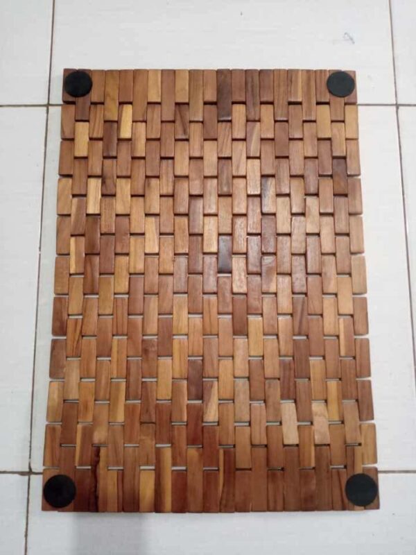Natural Bamboo Wood Bath Mat & Floor Runner – Non-Slip, Eco-Friendly & Water-Resistant - Image 3