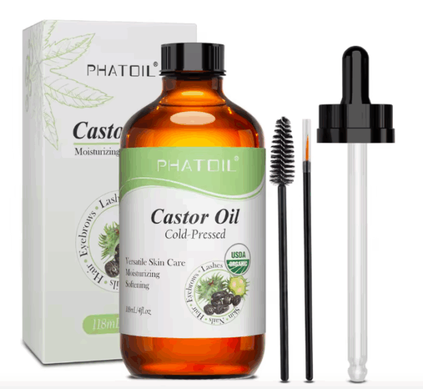 Organic Castor Oil – Cold Pressed & Unrefined | 118ml / 236ml | Essential Oil for Hair, Eyelashes, Skin & Nail Growth – Natural & Fragrance-Free - Image 13